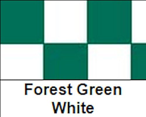 Aerokote 4" Green on White Checkered Iron-on Covering for RC Model Aircraft