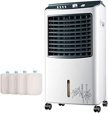 4-In-1 Portable Air Cooler, Mobile Air Conditioner Mute 7l Large Water Tank 7.5 Hours Timing With Remote Control Air Purifier (White)