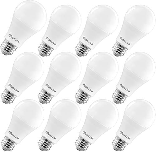 MaxLite A19 LED Bulb, Enclosed Fixture Rated, Daylight 5000K, 100W