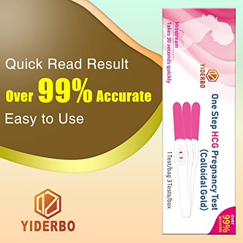 HCG Pregnancy Tests 1 Test/Bag 3 Tests/Box Early Detection Home Test, Woman Individually Sealed Early Pregnancy Home Detection Kits