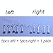 Lot of 20 Pcs, SmileOrtho New Implant Hook Crimpable Curved Hook, (10x Right +10x Left ), Dental Orthodontic Dentist Orthodontist