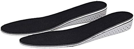 Lifemall SP Unisex EVA Wool Black Shoe Pad Height Increase Insole Insert Cushion Elevator Taller Heel Lift (S(0.9inch))