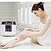 Wax Warmer Hair Removal Waxing Kit, Eyebrows Home Wax Kit with 4 Bags Painless Hard Wax Beans, Hard Wax Pot Heater with LCD Digital Screen for Women Men of All Body, Face, Bikini Area, Legs