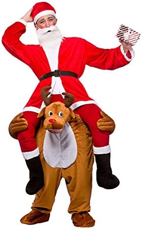Carry Me Baby Rider Adult Costumes Riding on Shoulder Best costume perfect for Party Christmas - One Size （Suit 165CM to 190CM，Ship by DHL）