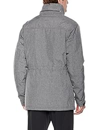Outdoor Ventures Gardner para hombre Chaqueta impermeable con capucha Impermeable Impermeable de invierno Cortavientos con bolsillos