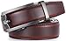 Mio Marino Ratchet Click Belts for Men - Mens Comfort Genuine Leather Dress Belt - with Automatic Buckle, Enclosed in an Elegant Gift Box - Style 185 - Mahogany - Adjustable from 28