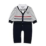 Baby Boy Romper, 1Pcs Toddler Gentleman Formal Outfit Set with Suit Vest & Bowtie