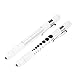 Kimilar 2 Pieces Nurse Penlight LED Medical Pen Light with Pupil Gauge for Nurses Students Doctors Stethoscope Healthcare with 4 Pieces Durable AAA Batteries, White Light