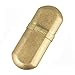 Mini Antique Style Solid Brass Metal Oil Petrol Cigarette Lighter (Brass)