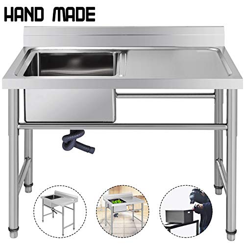 Buy Mophorn Stainless Steel Bar Sink Commercial Standard Underbar Sink