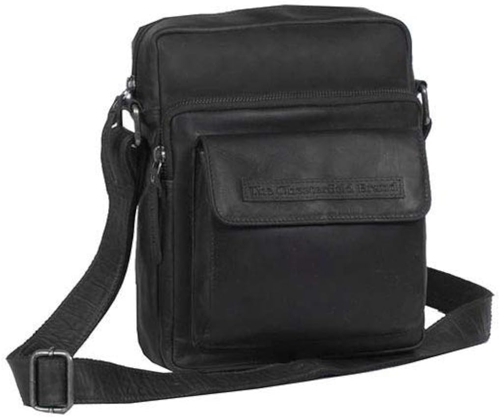 The Chesterfield Brand Wax Pull Up Bath shoulder bag leather 21 cm, Black