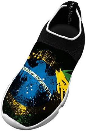 XieZbd Kids' Brazil Cool Fly Knit Sneaker Shoes 13 D(M) US Big kid