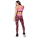 Zumba Women's V Neck Style Dance Workout High Impact Sports Bra, Galaxy, Large