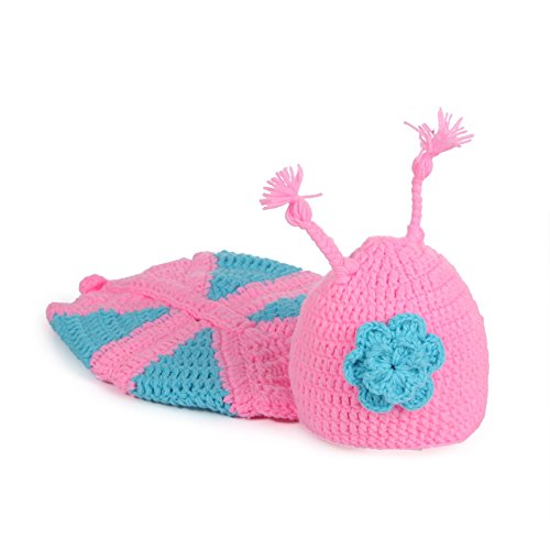 Cute Cartoon Infant Newborn Baby Girl Boy Crochet Clothes Baby Photograph Props - Image 2
