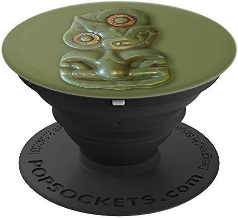 Green New Zealand Maori Hei-Tiki - PopSockets Grip and Stand for Phones and Tablets