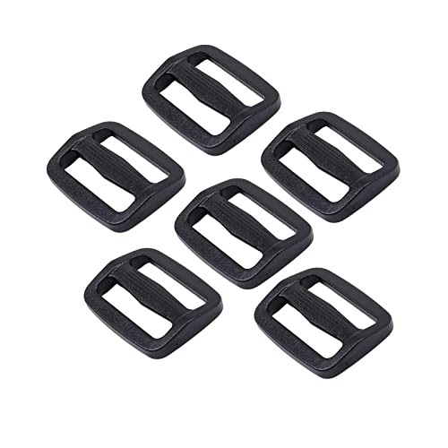 Baitoo Tri glide Slider,Heavy Duty Plastic Tri Glide Slide Buckle Strap sliders Adjusters for Backpack Strap Belt