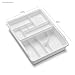 madesmart Original Junk Drawer Organizer-White | VALUE COLLECTION | 23-Compartments | Multi-Purpose Storage | Heavy-Duty | BPA-Free