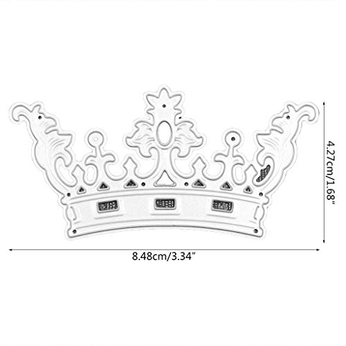 Carbon Steel Crown Cutting Die Embossing Stencil Template Mold DIY Paper Art Handcraft Scrapbook Bookmark Card Decor