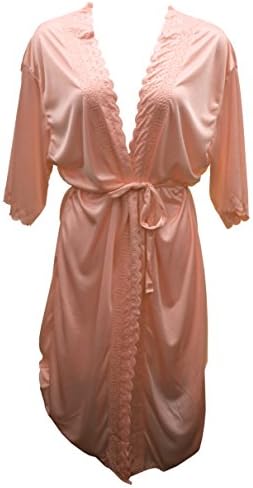 Sinderella Sindrella Women's 2-Piece Chemise &amp; Robe Lounge Sleepwear Set