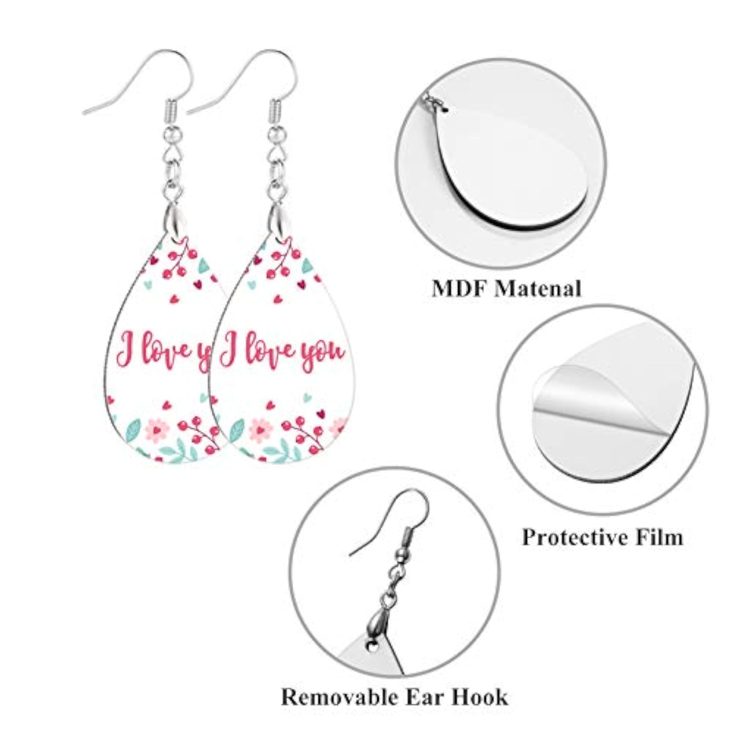 Sublimation Earring Blanks, MDF Sublimation Printing