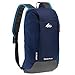 QUECHUA Kids Outdoor Travel Backpack For Hiking Camping Children Cute Hiking Daypack Colorful School Bags Patchwork Bookbags Mini Small Back Packs Rucksack 10L (Navy)