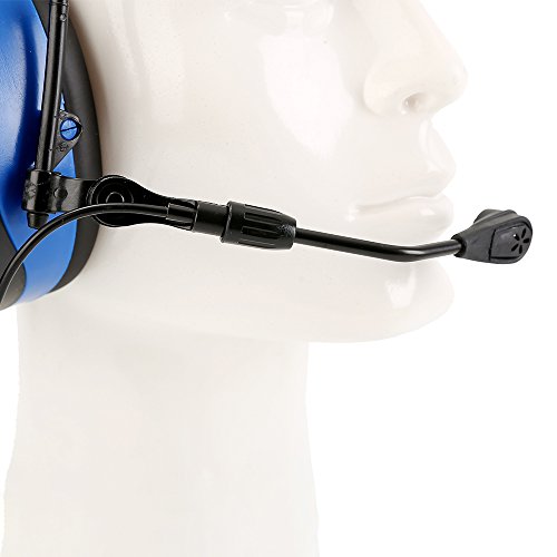 PROTEAR Hearing Protector with Bluetooth and Boom Microphone, 25 dB NRR