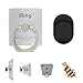 AAUXX iRing Premium Set : Safe Grip and Kickstand for Smartphones and Tablets with Simplest Smartphone Mount - Glacier Silver