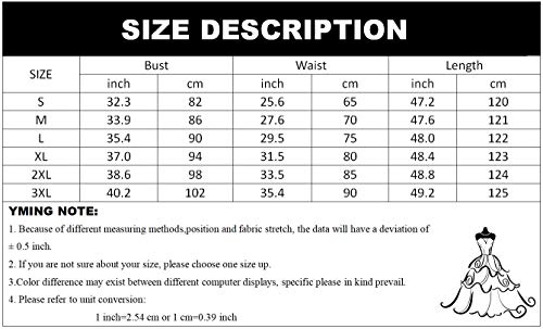 YMING Women 3/4 Sleeve Maxi Dress Vintage Cocktail Dress Swing Long Dress Red S - Thumbnail 2