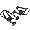 1-Pair-Folding-Kayak-Carrier-Boat-Canoe-Rack-Snowboard-J-Bar-Roof-Top-Mounted