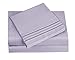 HC COLLECTION 1800 Series Microfiber Sheet & Pillow Case Set(King, Lavender)