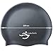Black Silicone Swim Caps for Men and Women by CoboToOz. Strong and Tear Resistant. Soft and Comfortable. Fully Guaranteed.