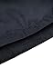 DUBACH Women's High Waist Faux Suede Solid A-Line Skirt(Black,S)