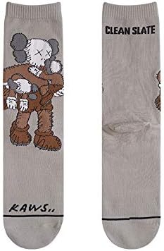 DAMAHOOV spring and autumn KAWS trend graffiti street personality joint cotton tube socks men and women socks 10 pairs