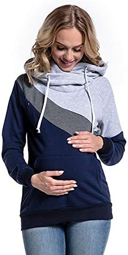 KpopBaby Pregnant Women's Maternity Tops Nursing Baby Joint Hooded Blouse T Shirt Pregnancy Clothes