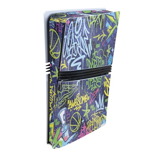 Glossy Glitter Gaming Skin Compatible with Sony PlayStation 5 PS5 Pro Console -…