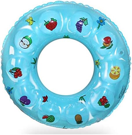 Kids Summer Inflatable Thick Double-Layer Swim Ring Float Pool Swimming Tool,Funny Summer Pool or Beach Toy Patch Kit Included