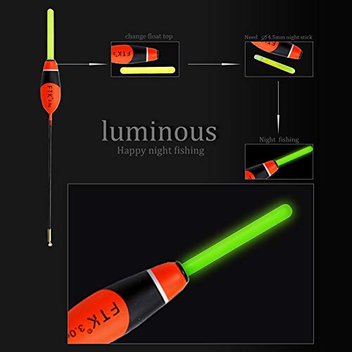 5 Stück Angelposen Hot Portable Durable Drift Tube Fishing Float Bobber Light Stick Angelzubehör – Bild 6