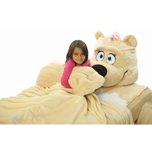 Incredibeds Kids Bed Childs Toddler Teddy Bear Beige Frame With FREE BLANKET Baby Products, Nursery, Baby Bedding, Bedding, Blankets & Swaddling