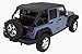 Bestop 56823-35 Black Diamond Trektop NX Complete Frameless Replacement Soft Top with with Sunrider Sunroof Feature for 2007-2017 Wrangler Unlimited DISCONTINUED BY MANUFACTURER
