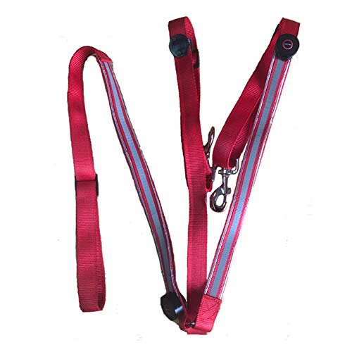 Flytianmy Adjustable LED Horse Breastplate Collar Reflective Horse Tack