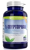 L-Tryptophan 500mg 200 Capsules - Nutrissence