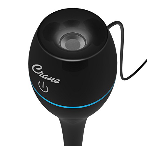 Crane USA Travel Cool Mist Humidifier, Black - Thumbnail 2