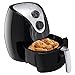 Costzon Electric Air Fryer, 3.2 Quart 1500W, Healthy Oil Free Cooking, Rapid Air Circulation System, Low-Fat, Dishwasher Safe, Detachable Basket Handle Deep Cooker (Black)