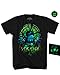 Marvel Doctor Strange Glow in the Dark Adult Mens T-shirt Black (Medium)
