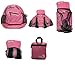 Outlander Packable Handy Lightweight Travel Hiking Backpack Daypack, Pink
