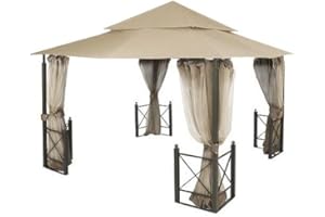 Garden Winds Replacement Canopy for The Harbor Gazebo - Standard 350 - Beige