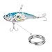 Dr.Fish Split Ring Stainless Steel Hyper Wire Flattened Fishing Lure Rings Heavy Duty Tackle Hook Line Connector Saltwater