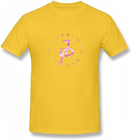 MCEOO It's Every Day Pink Jake Tshirt Printed Cotton T-Shirts Tops Logo Original Man Tee Gold