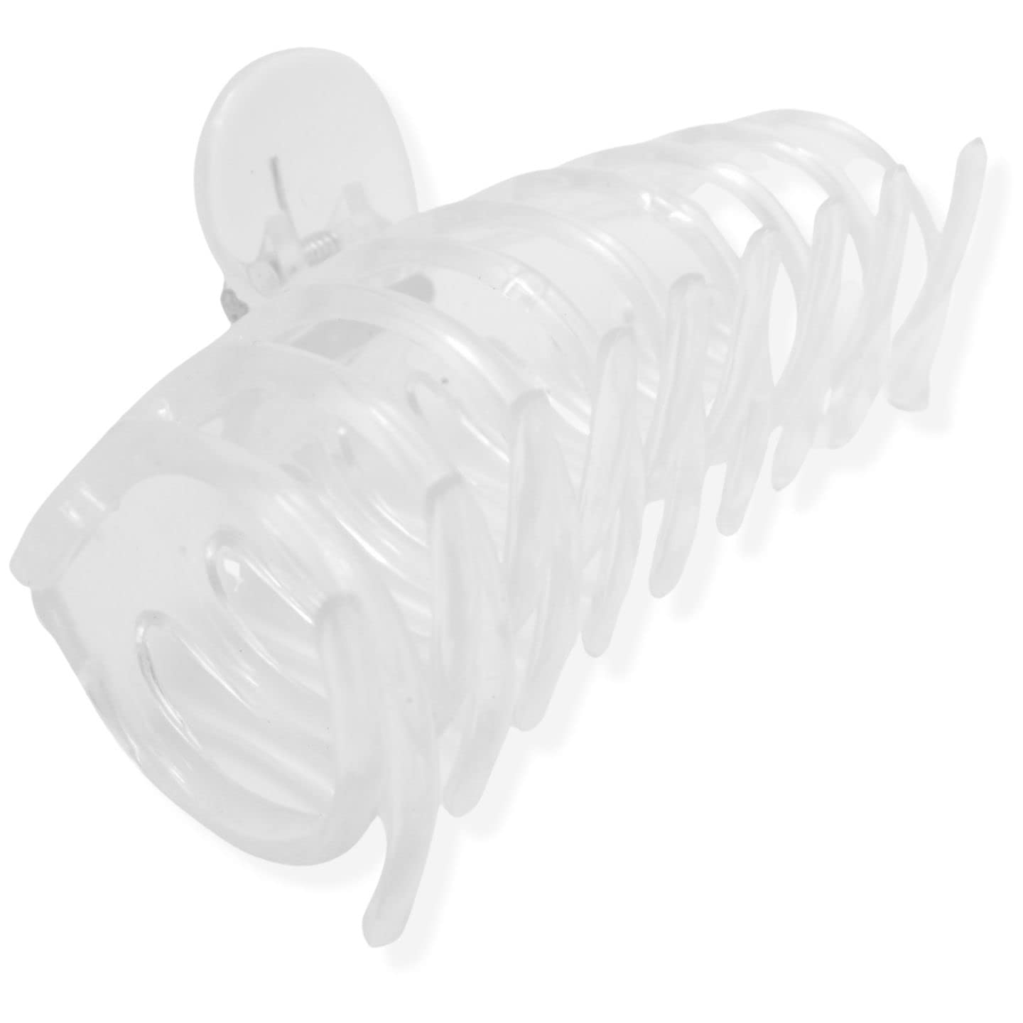 Topkids Accessories 9cm/3.5" Hair Claw Clips for Women and Girls, Hair Clips Women Hair Claws Hair Accessories, Large Claw Clip Hair Clips for Girls (Clear)