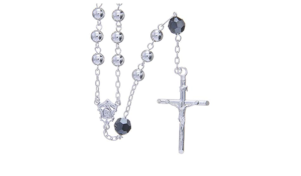 Holyart Rosary Beads in 800 Silver, 6mm 